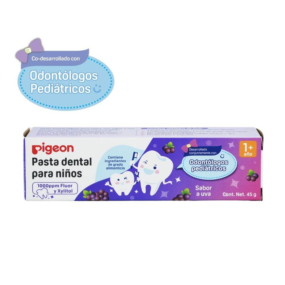 Pasta Dental Para Niños Sabor A Uva 45grs