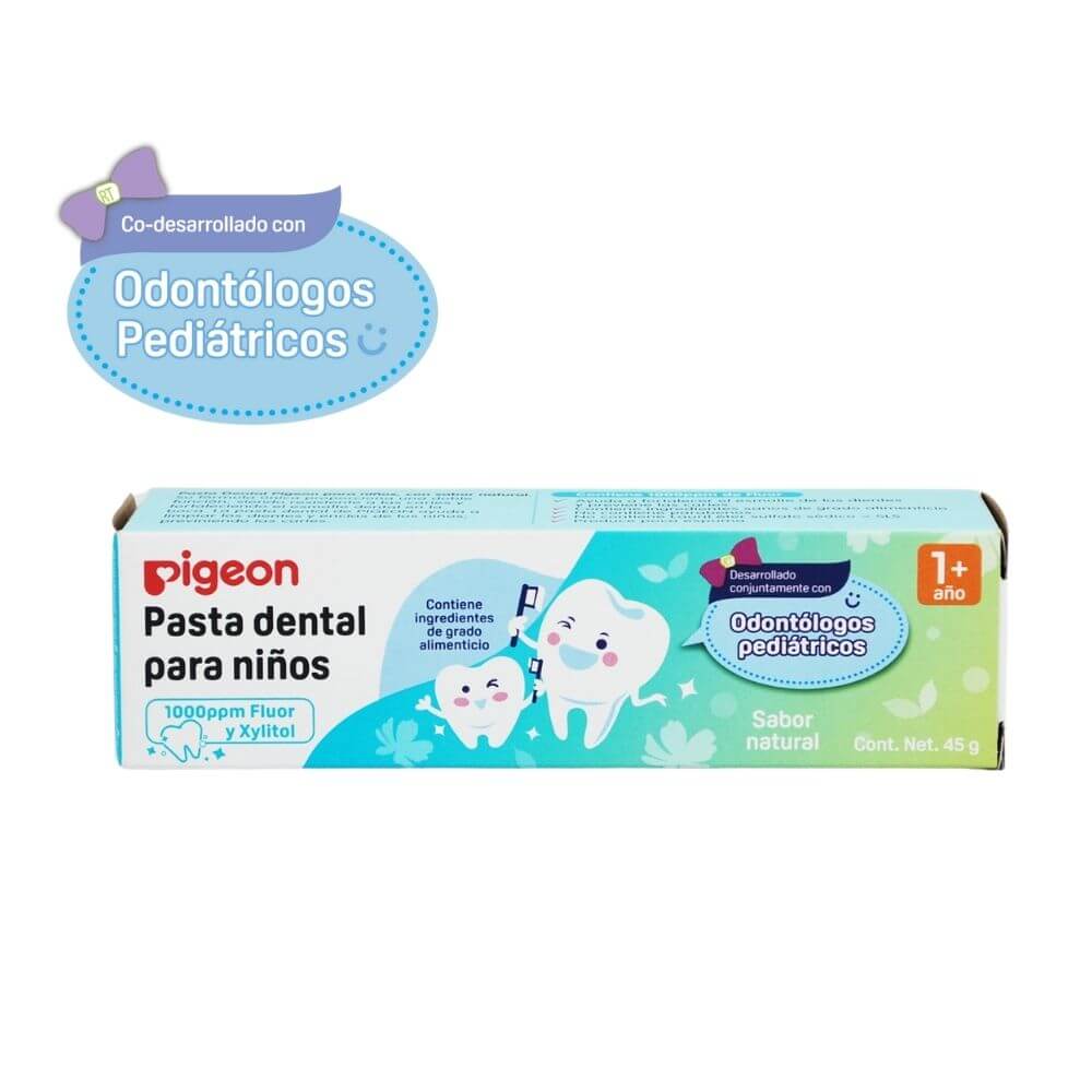 Pasta Dental Para Niños Sabor Natural 45grs