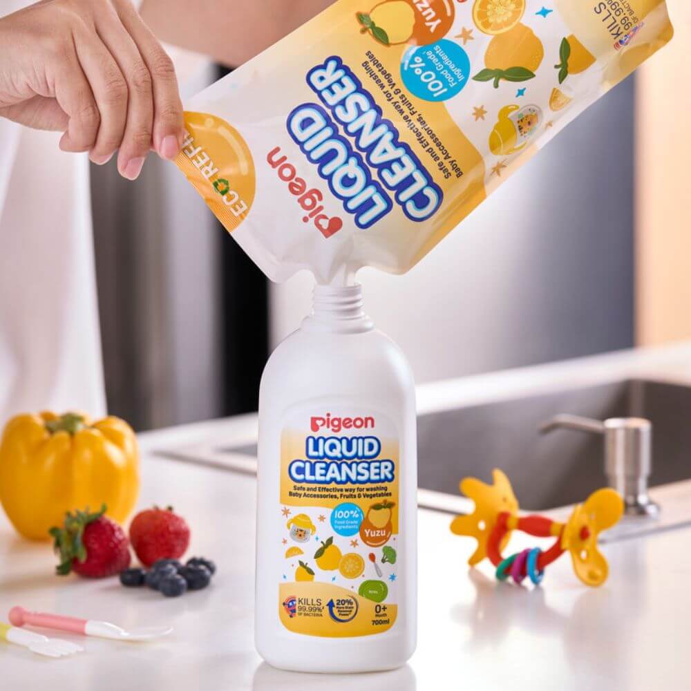 Pigeon Limpiador De Biberones Recarga 650ml Yuzu