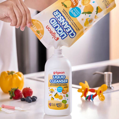 Pigeon Limpiador De Biberones Recarga 650ml Yuzu