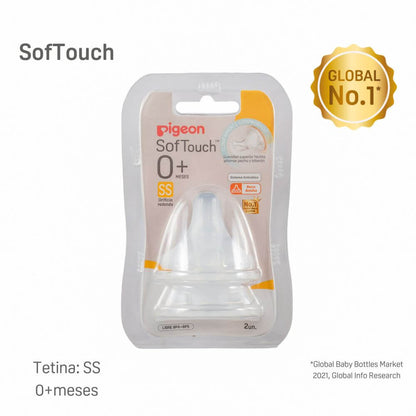 Tetina Repuesto Softouch Pigeon Ss 2 Unids