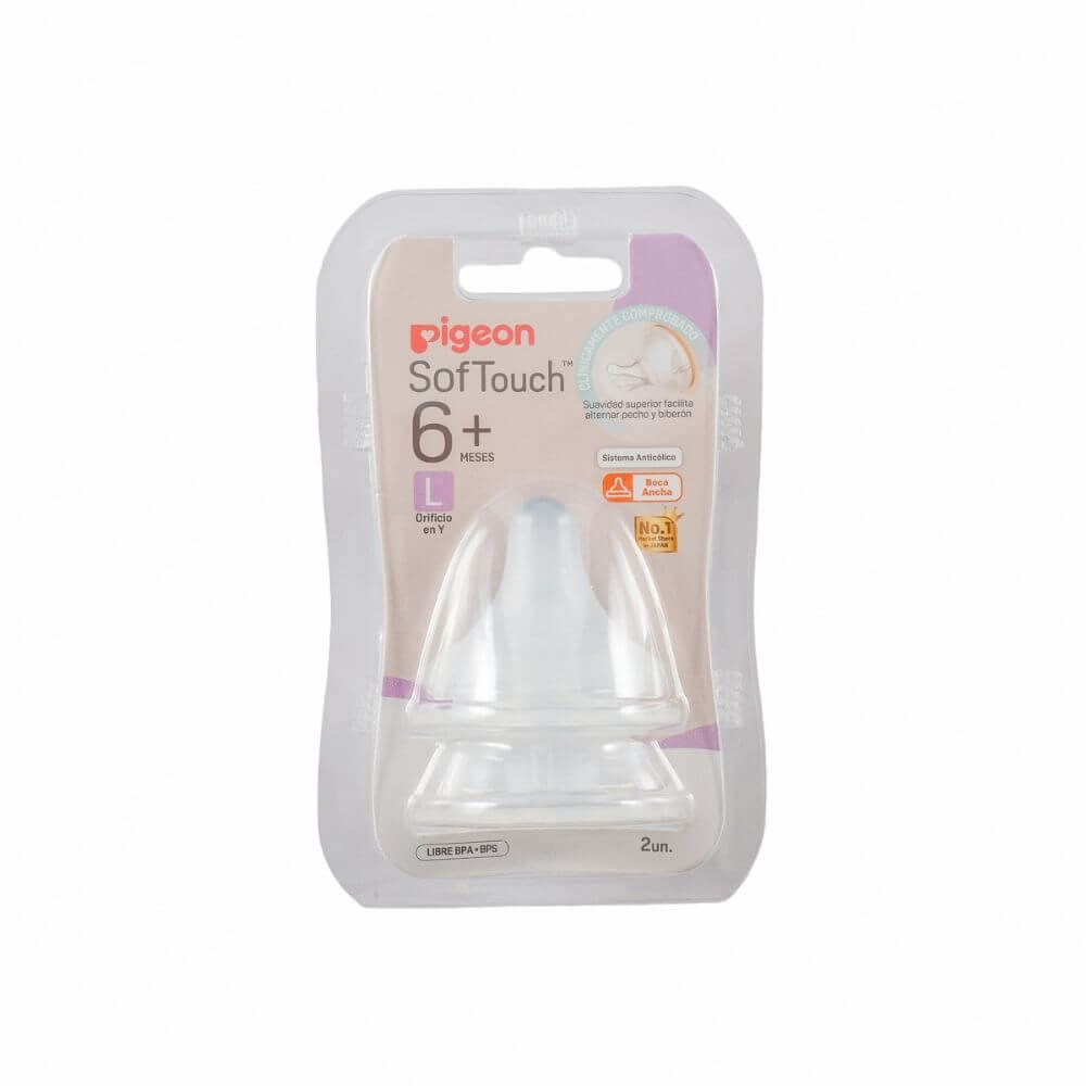 Tetina Repuesto Softouch Pigeon L 2 Unids