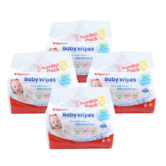 Pack X 24 Toallitas Húmedas 99% Agua Pura 82 Hojas