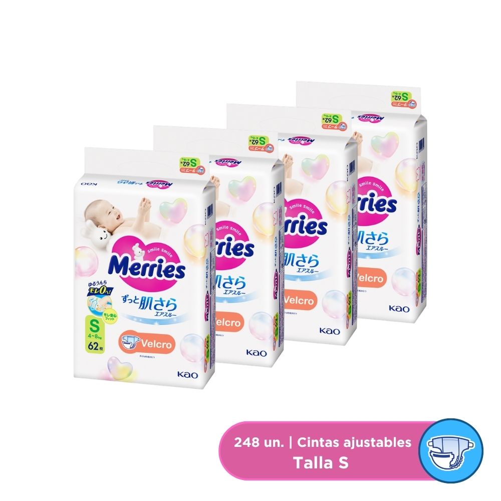 Pañales Merries "S" 248 u. Super Jumbo (325063)