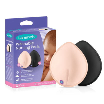 Absorbente de leche lavable de color, 8 unid.