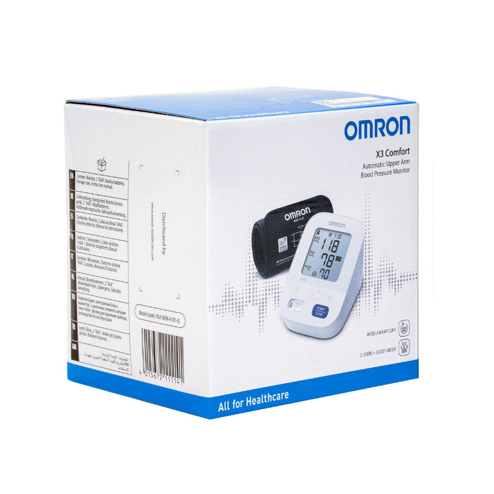 Toma Presión Arterial De Brazo Serie X3 Comfort
