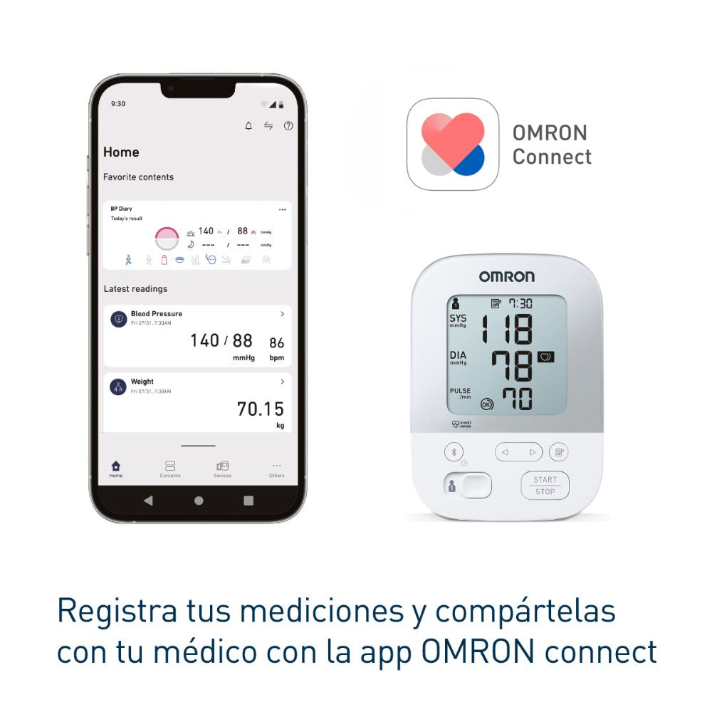 Toma Presión Arterial De Brazo Serie X4 Smart