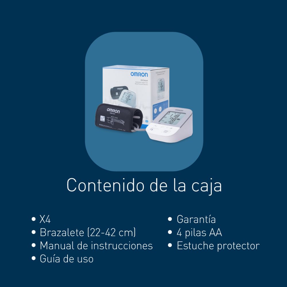 Toma Presión Arterial De Brazo Serie X4 Smart