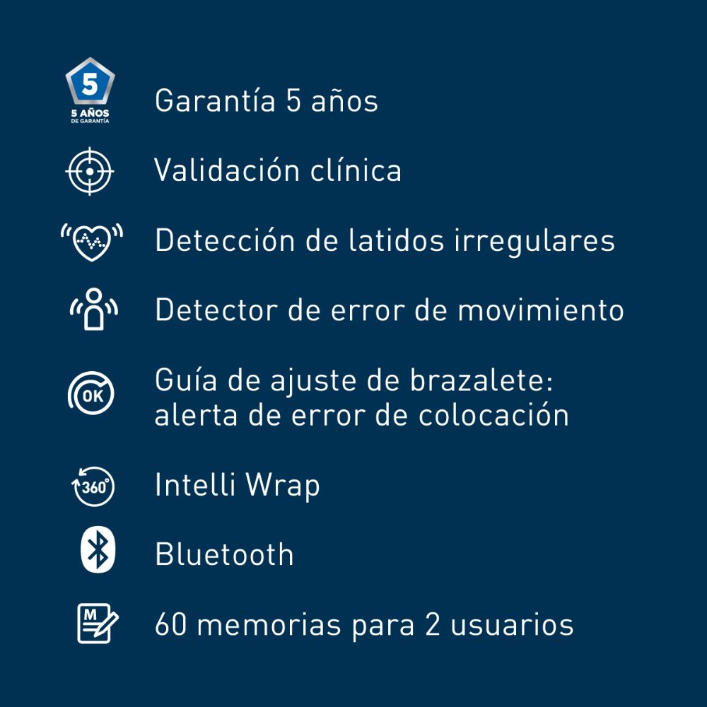 Toma Presión Arterial De Brazo Serie X4 Smart